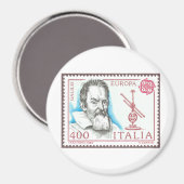 Galileo Galilei Buttons und Magnete Magnet (Vorderseite/Rückseite)