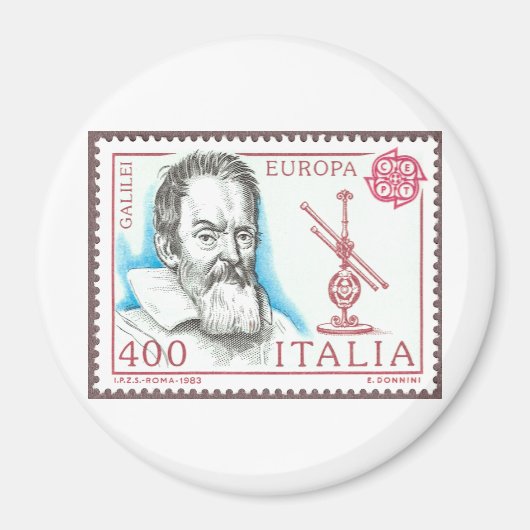 Galileo Galilei Buttons und Magnete Magnet (Vorne)