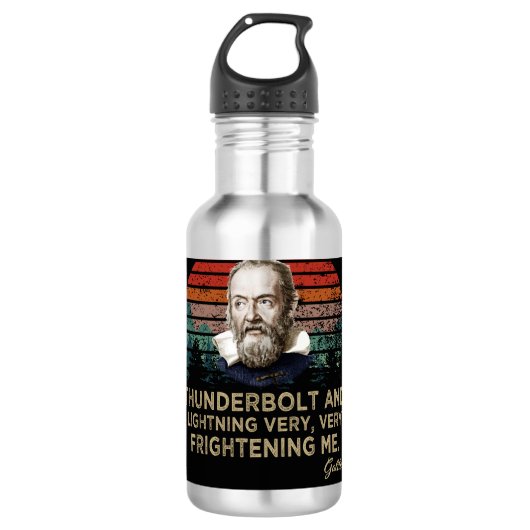 Galileo Galilei Edelstahlflasche (Vorderseite)