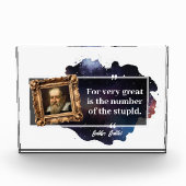 Galileo Galilei Große Zahl der Dummen Fotoblock (Vorderseite)