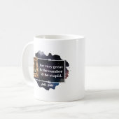 Galileo Galilei Große Zahl der Dummen Kaffeetasse (Vorderseite Links)