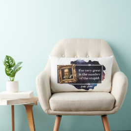 Galileo Galilei Große Zahl der Dummen Lendenkissen