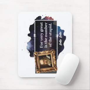 Galileo Galilei Große Zahl der Dummen Mousepad