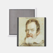 Galileo Galilei Magnet (Vorderseite/Rückseite)
