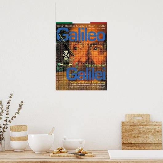 Galileo Galilei Poster (Küche)