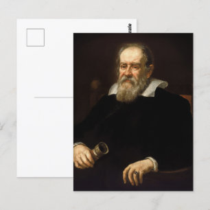 Galileo Galilei Postkarte