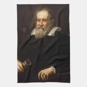 Galileo Galilei: Vater von Wissenschaft und Astron Geschirrtuch