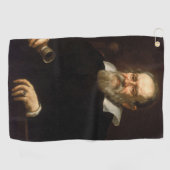 Galileo Galilei: Vater von Wissenschaft und Astron Golfhandtuch (Horizontal)