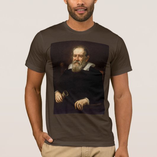 Galileo Galilei: Vater von Wissenschaft und Astron T-Shirt (Vorderseite)