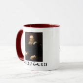 Galileo- Galileiporträt-Kaffee-Tasse Tasse (Vorderseite Links)