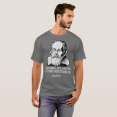 Galileo-Philosoph mit Thunderbolb-Blitz T-Shirt (Vorne ganz)