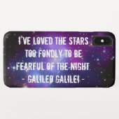 Galileo Quote Galaxy Cluster Case-Mate iPhone Hülle (Rückseite (Horizontal))
