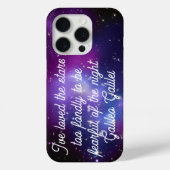 Galileo Quote Galaxy Cluster Celestial Foto Case-Mate iPhone Hülle (Rückseite)