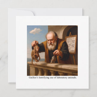 Galileo schreckt vor Labortieren zurück. Karte
