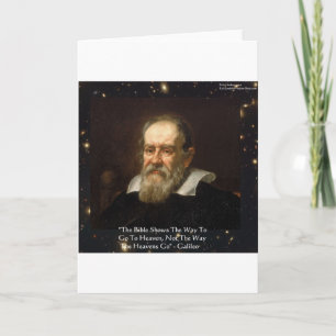 Galileo "Weg zum Himmel" Zitat Geschenke T-Shirts  Karte