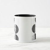 Galileo-Zeichnungen der Mondphasen Tasse (Zentrum)