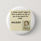 Galileo-Zitat Button (Vorderseite)