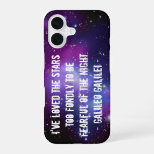 Galileo-Zitat Galaxienhaufen iPhone 16 Hülle