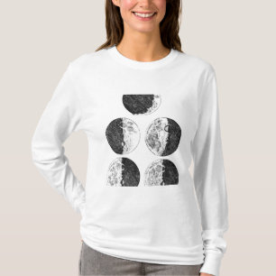 Galileos Zeichnungen der Phasen des Mondes T-Shirt