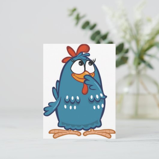 Galinha Pintadinha Postkarte (Stehend Vorderseite)