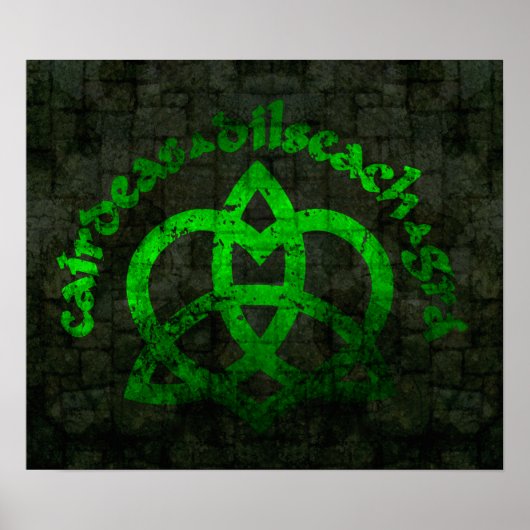 Gälische Liebe $24,95 Art Wall Poster (Vorne)