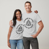 Gälischer "Zug stark, kämpfen einfaches " T-Shirt (Unisex)