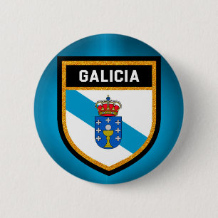 Galizien-Flagge Button