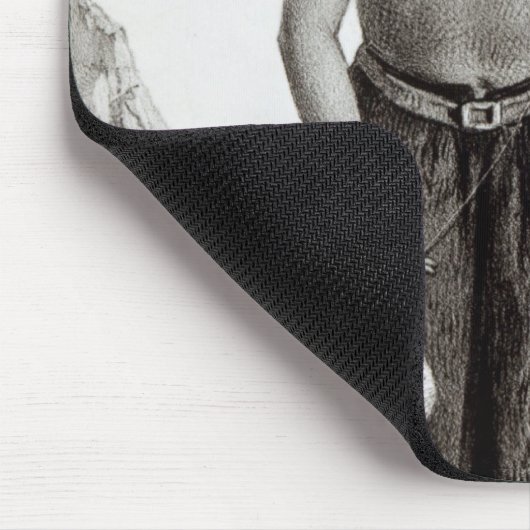 Galla-Frau Mousepad (Ecke)