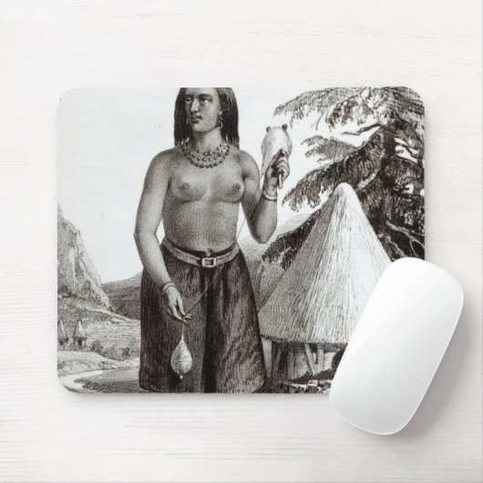 Galla-Frau Mousepad (Mit Mouse)