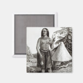 Galla Woman Magnet (Vorderseite/Rückseite)