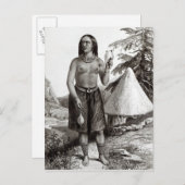 Galla Woman Postkarte (Vorne/Hinten)