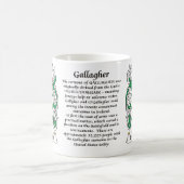 Gallagher Familien-Wappen Tasse (Mittel)