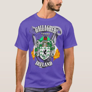 Gallagher Familienname Englisch und Irisch T-Shirt