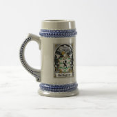 Gallagher Familienwappen Bierglas (Links)