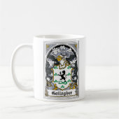 Gallagher Familienwappen Kaffeetasse (Links)
