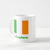 Gallagher Iren-Flagge Kaffeetasse (Vorderseite Links)