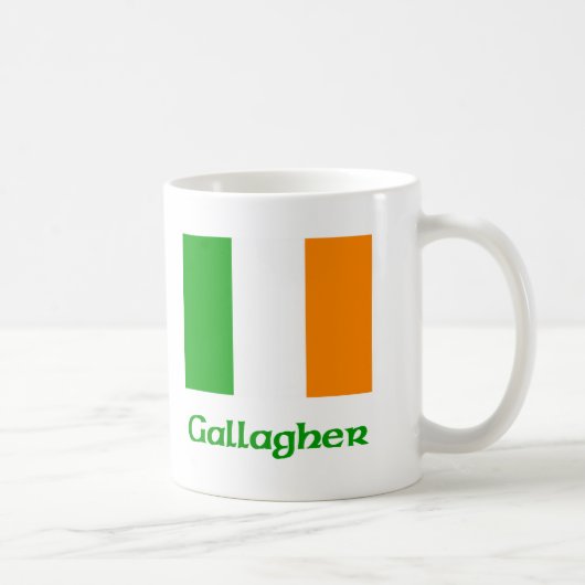 Gallagher Iren-Flagge Kaffeetasse (Rechts)