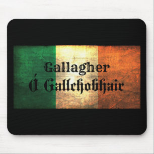 Gallagher-Irische Flagge Mousepad