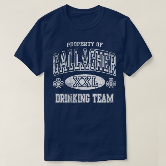 Gallagher Irish Drink Team St Patricks Day T-Shirt (Design vorne)