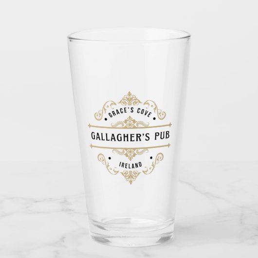 Gallagher-Pub-Pint-Glas Glas (Vorderseite)