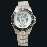 Gallagher-Wappen Armbanduhr<br><div class="desc">Auf all diesen preiswerten Geschenken drucken Sie Ihr Gallagher-Nachname-Familienwappen oder Wappen. Irish Gallagher Familienwappen und Gallagher Coat of Arms</div>