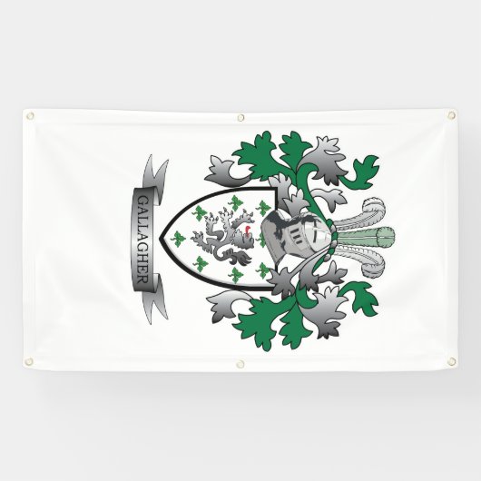 Gallagher Wappen Banner (Horizontal)