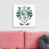 Gallagher-Wappen Leinwanddruck (Insitu (Wohnzimmer))