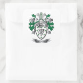 Gallagher-Wappen Quadratischer Aufkleber (Tasche)