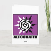 Gallant Birthday Card Karte (Rückseite)