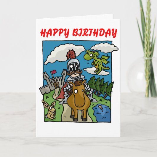 Gallant Birthday Card Karte (Vorderseite)