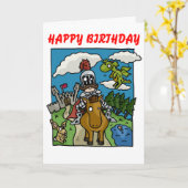 Gallant Birthday Card Karte (Gelbe Blume)