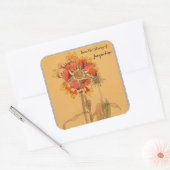 Gallardia von Charles Mackintosh Quadratischer Aufkleber (Umschlag)