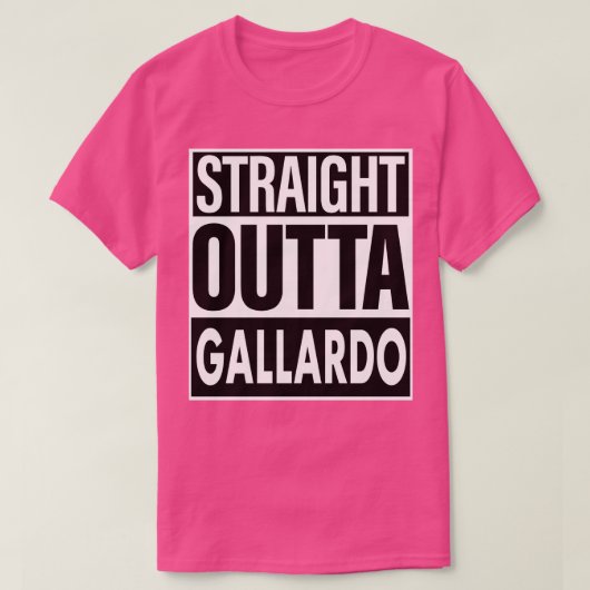Gallardo Name Via Nassa T-Shirt (Design vorne)