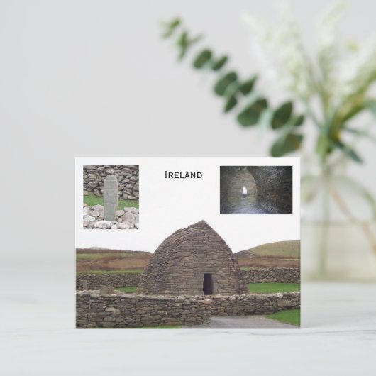 Gallarus Oratory, Kerry, Irland Postkarte (Stehend Vorderseite)